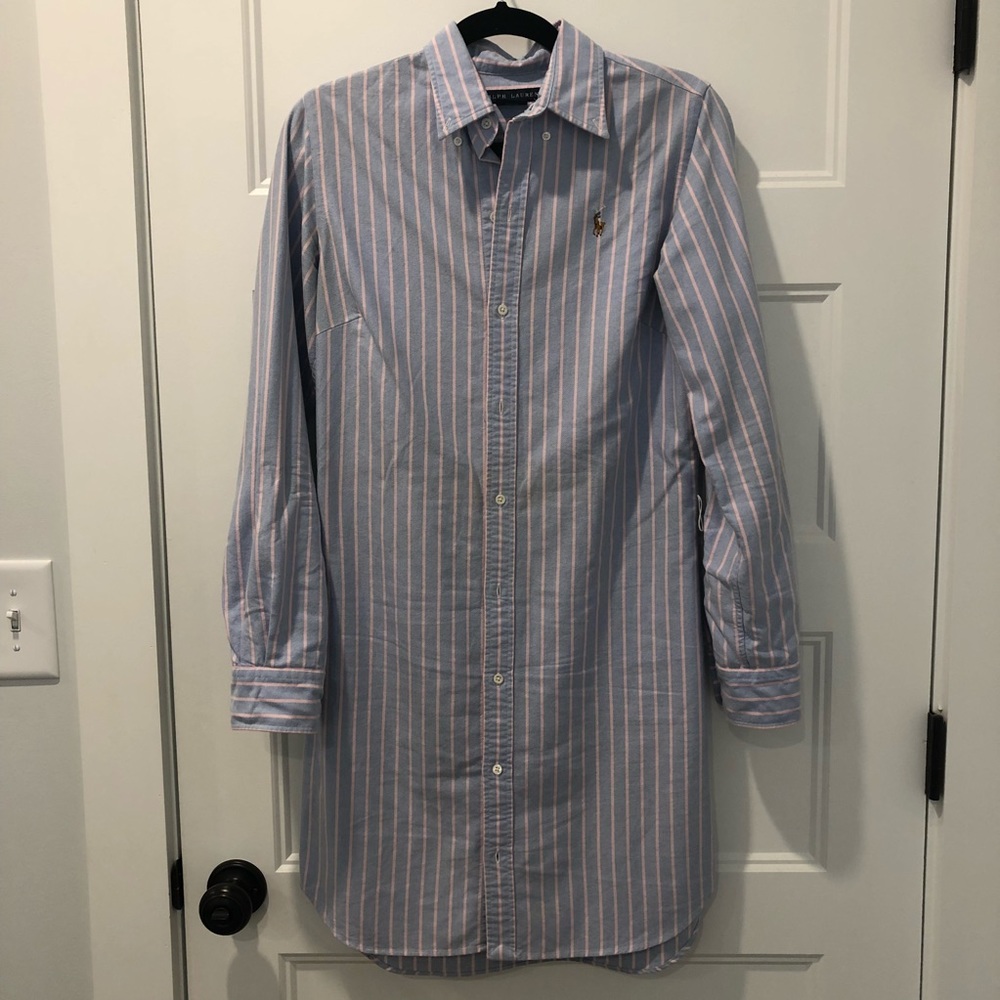 Ralph Lauren striped shirt dress